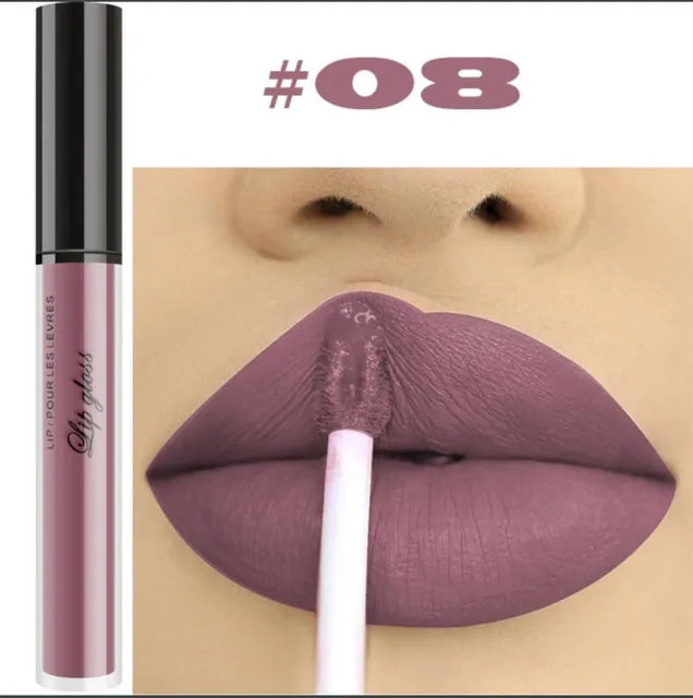 Glamoora - 12 Colors Waterproof Matte Liquid Lipstick
