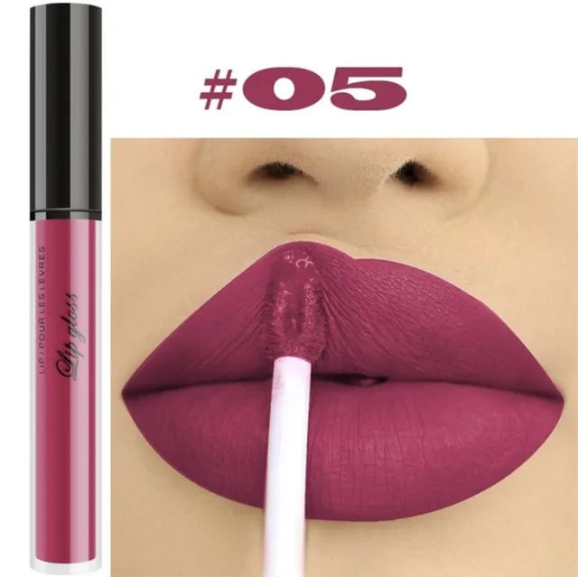 Glamoora - 12 Colors Waterproof Matte Liquid Lipstick