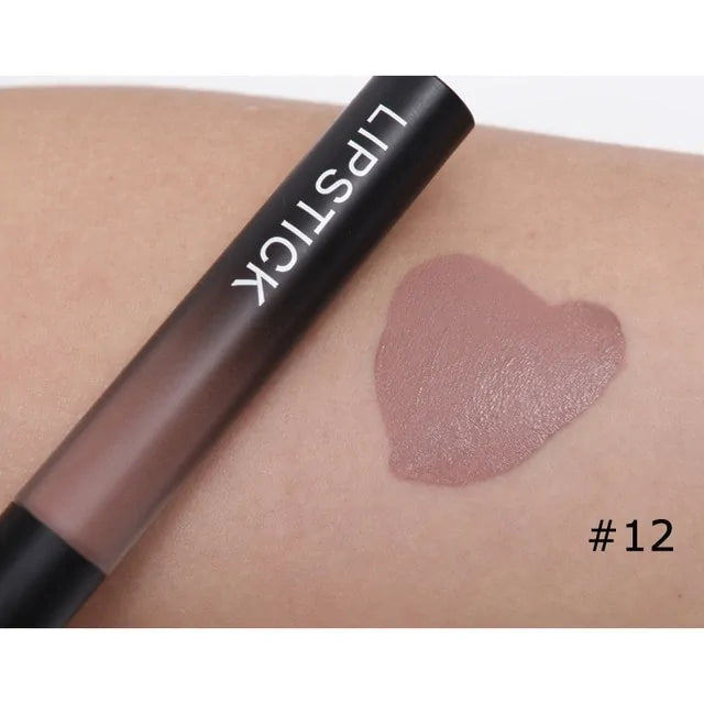 Glamoora - 12 Colors Waterproof Matte Liquid Lipstick