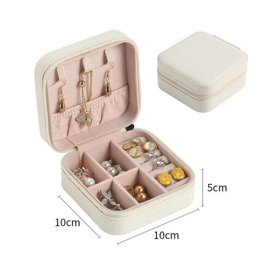 GLAMOORA Mini Leather Jewellery Box