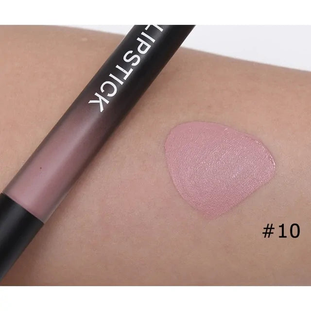 Glamoora - 12 Colors Waterproof Matte Liquid Lipstick