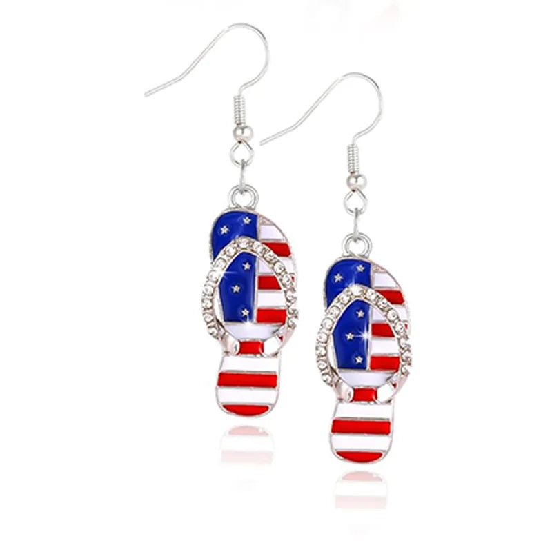 Glamoora 4th of July Earrings