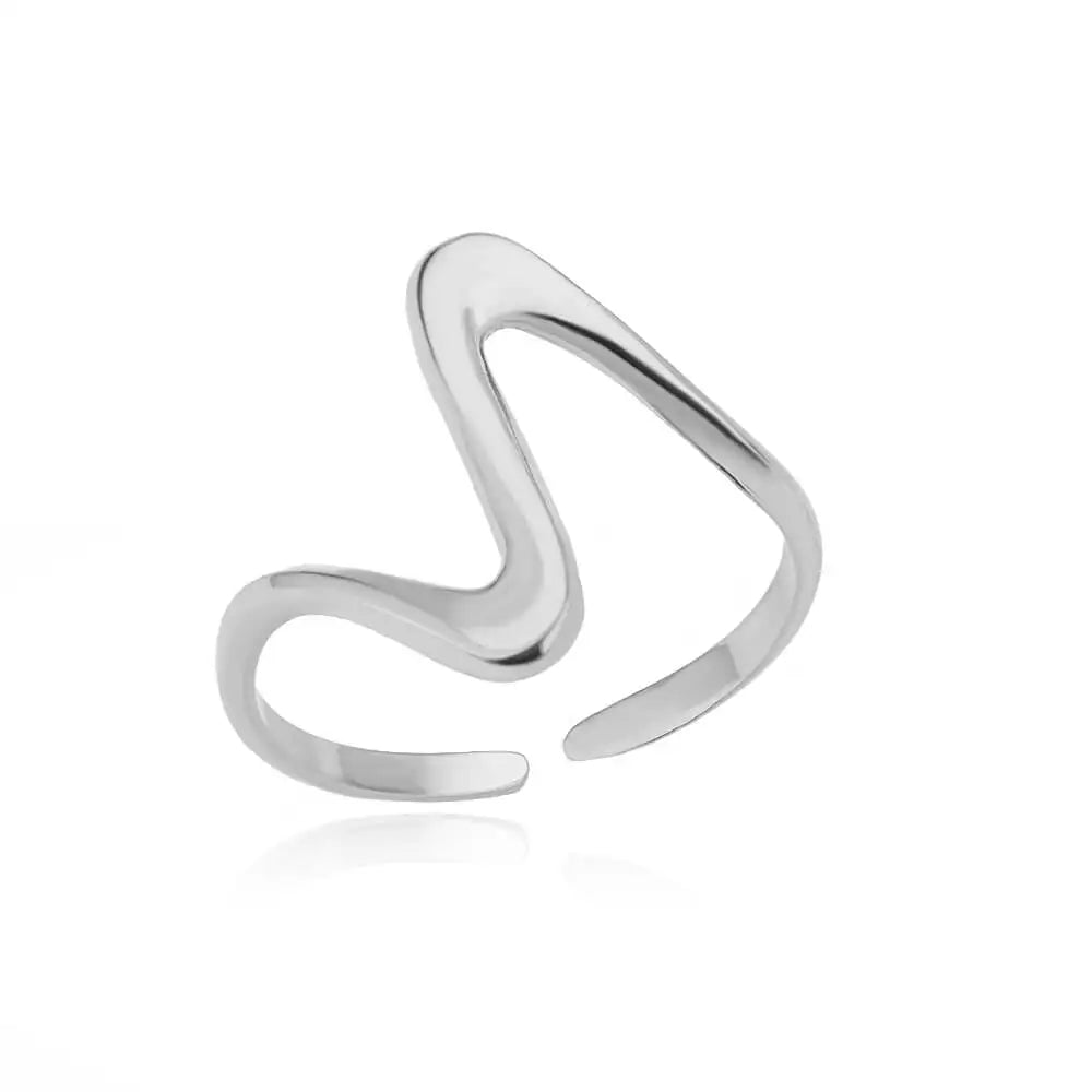 GLAMOORA Gold Stainless Steel Rings
