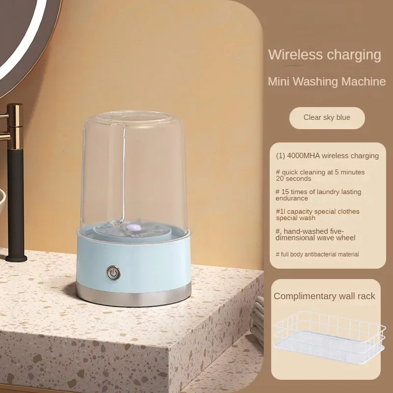 FreshWear Mini Washer – Portable, Quick, Hygienic & Effortless Cleaning!