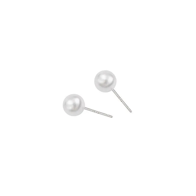 GLAMOORA Golden Crystal Stud Earrings