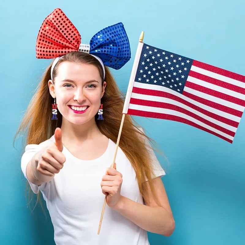 Glamoora 4th of July Earrings