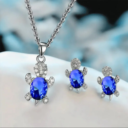 GLAMOORA Turtle Jewelry Set