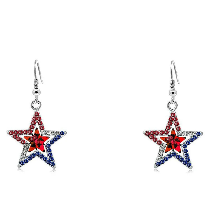 Glamoora 4th of July Earrings