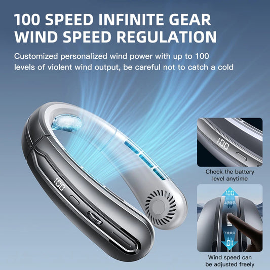 GLAMOORA Portable Neck Fan