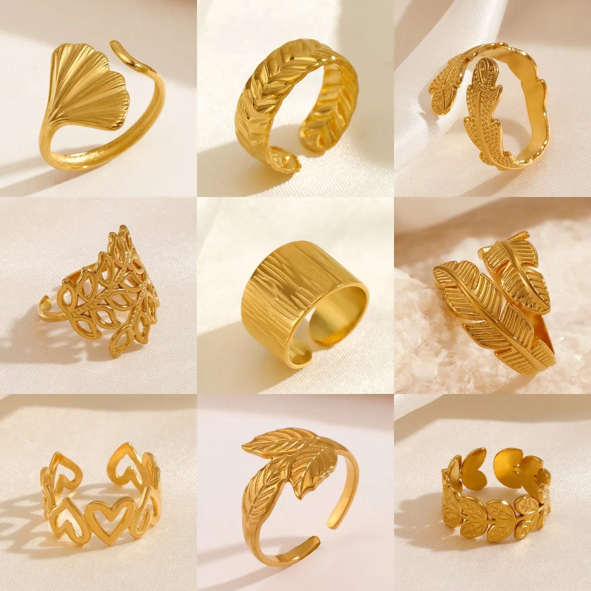 Glamoora- Stainless Steel Rings 01
