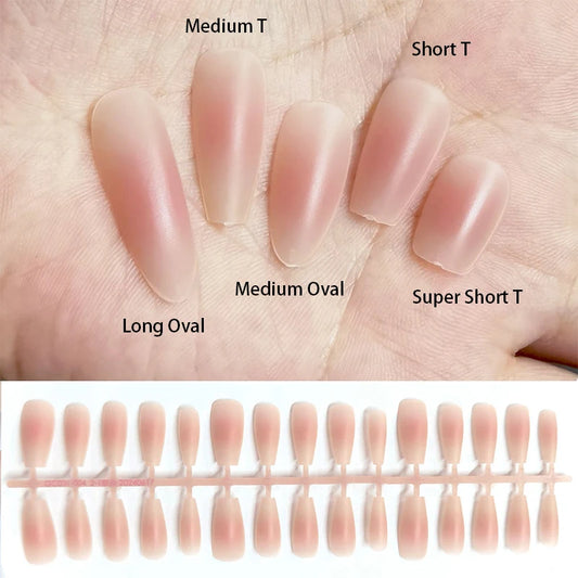 GLAMOORA Matte Press-On Nails