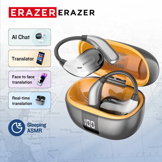 GLAMOORA AI Translator Earbuds