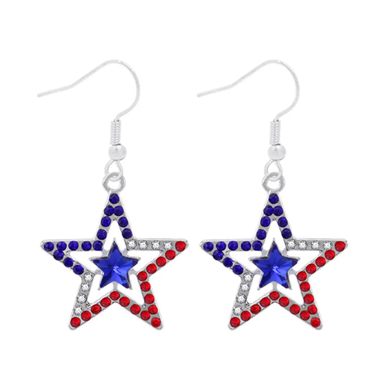 Glamoora 4th of July Earrings