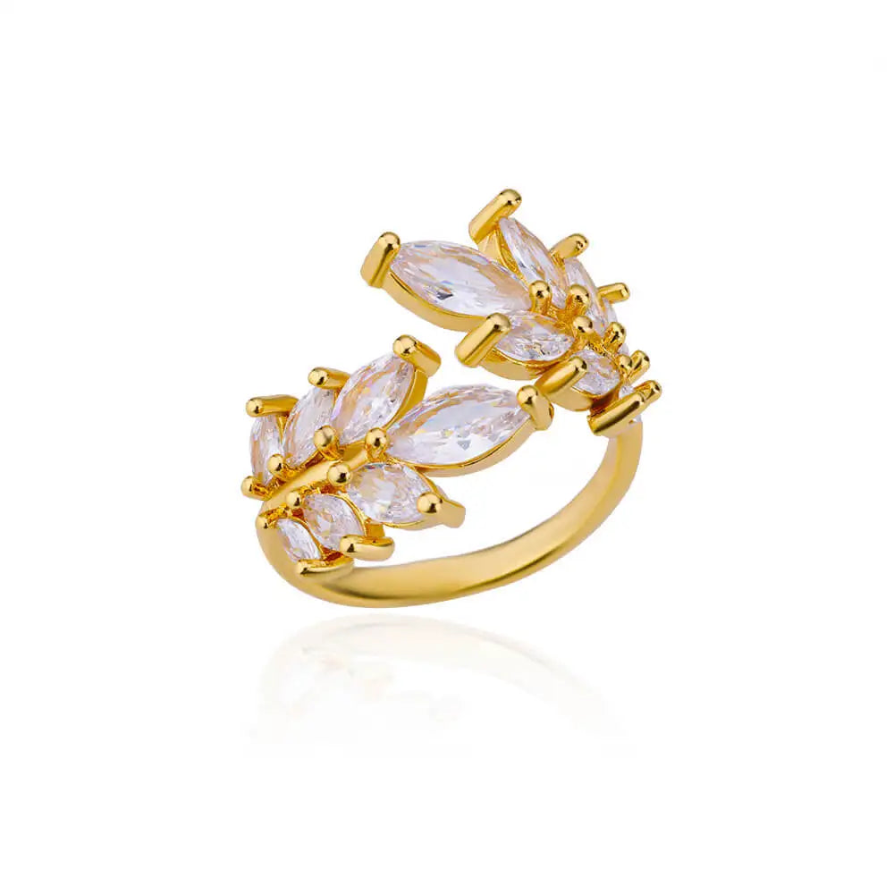 Glamoora Adjustable Colored zircon Ring for Women