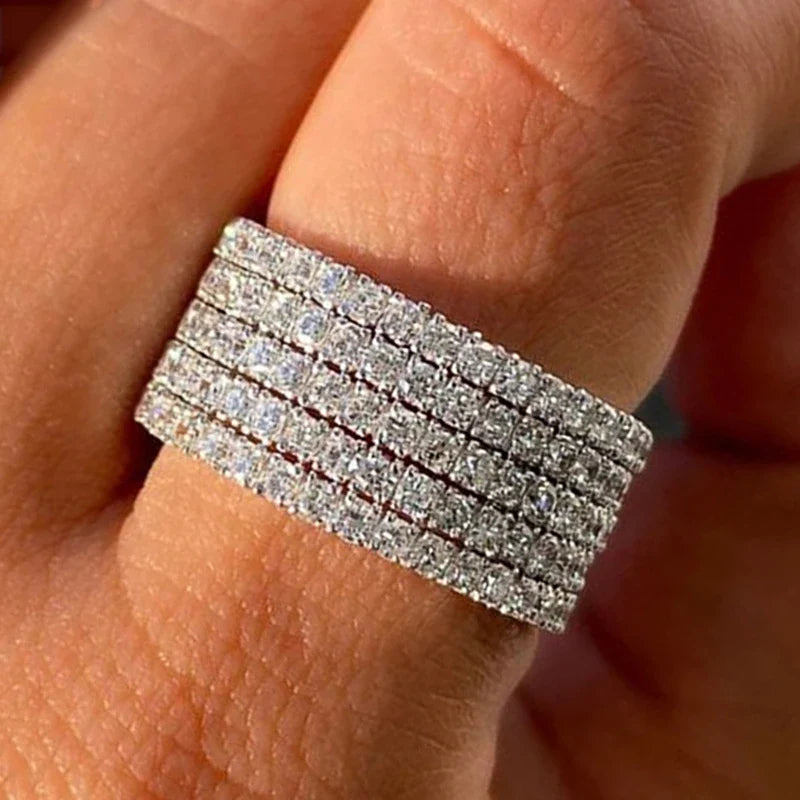 Glamoora Rings with Cubic Zirconia for Women