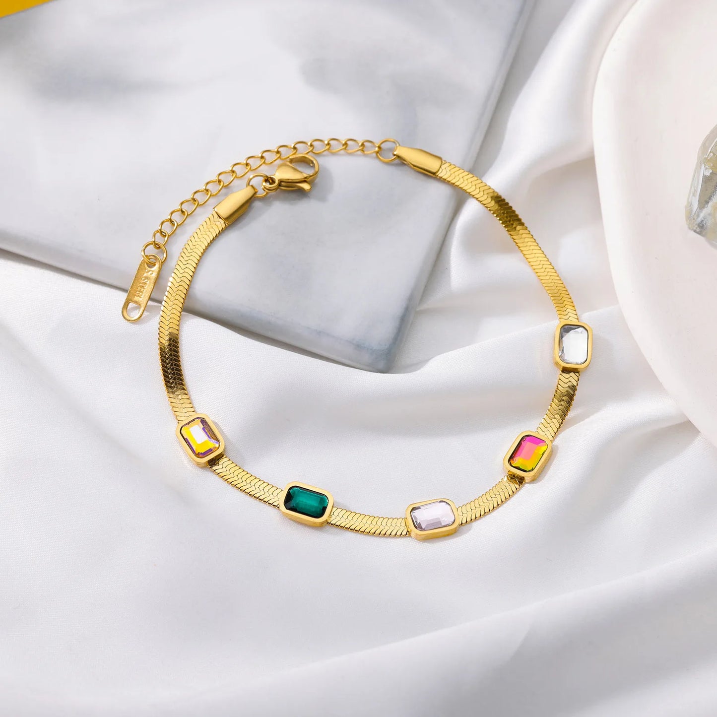 Glamoora New Stainless Steel Fashion Multilayer Bracelets