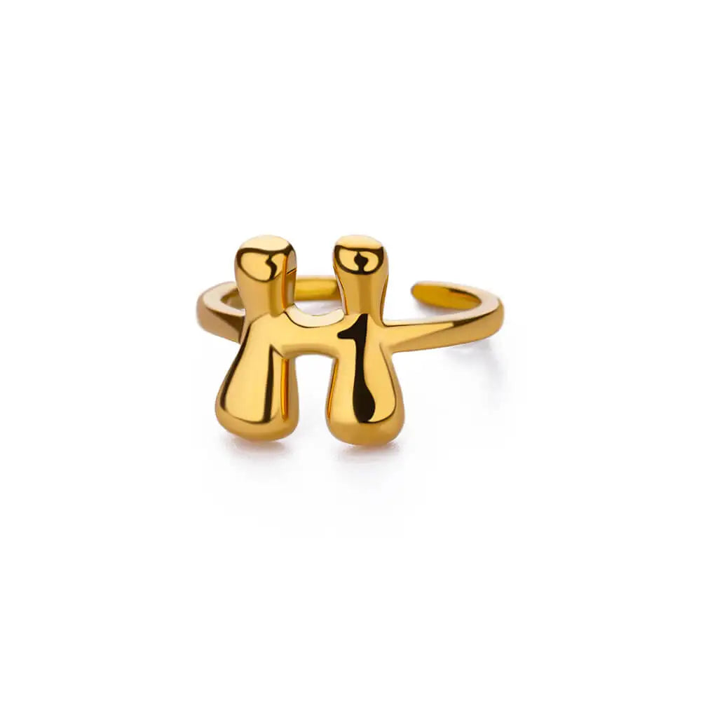 Glamoora 26 initials Rings