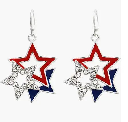 Glamoora 4th of July Earrings