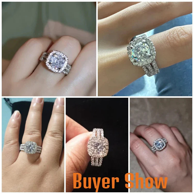 Glamoora Rings with Cubic Zirconia for Women