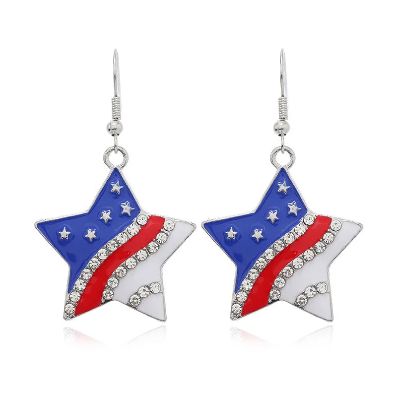 Glamoora 4th of July Earrings