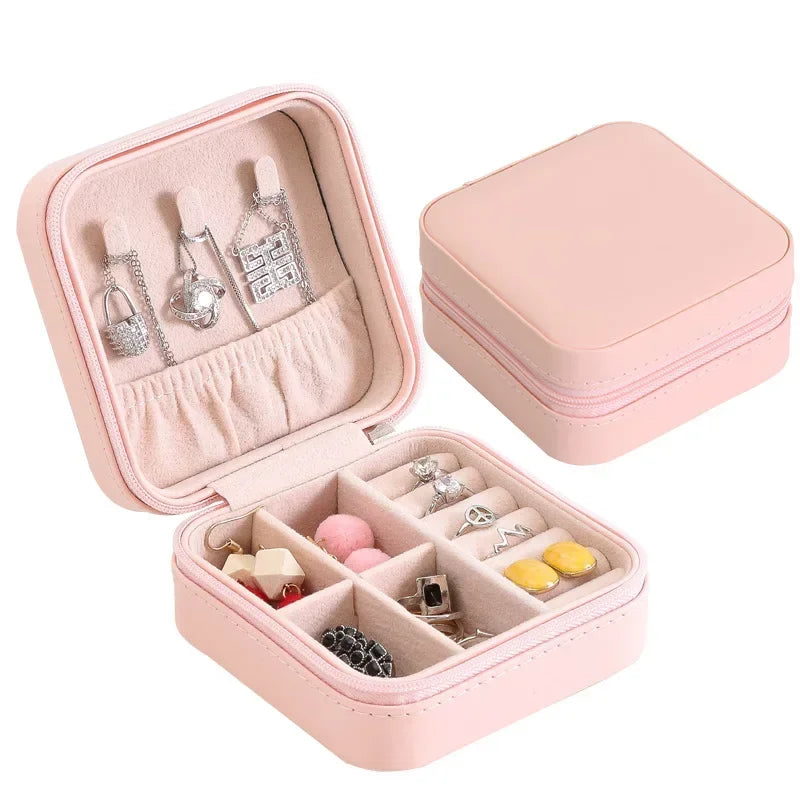 GLAMOORA Mini Leather Jewellery Box