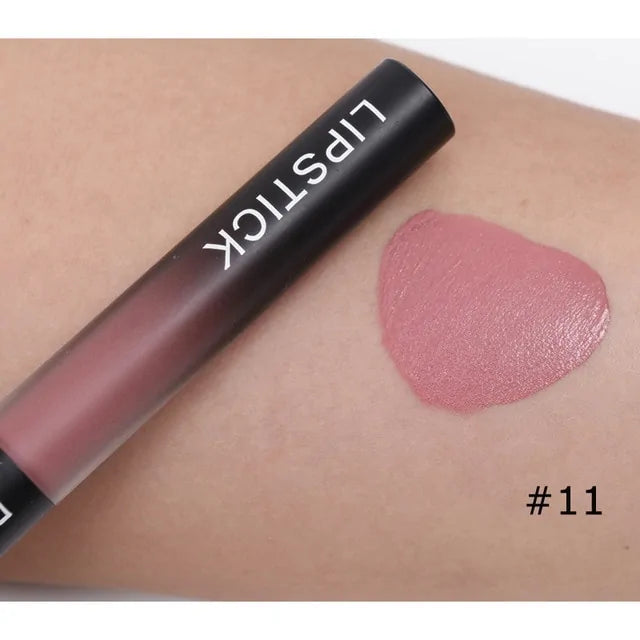 Glamoora - 12 Colors Waterproof Matte Liquid Lipstick