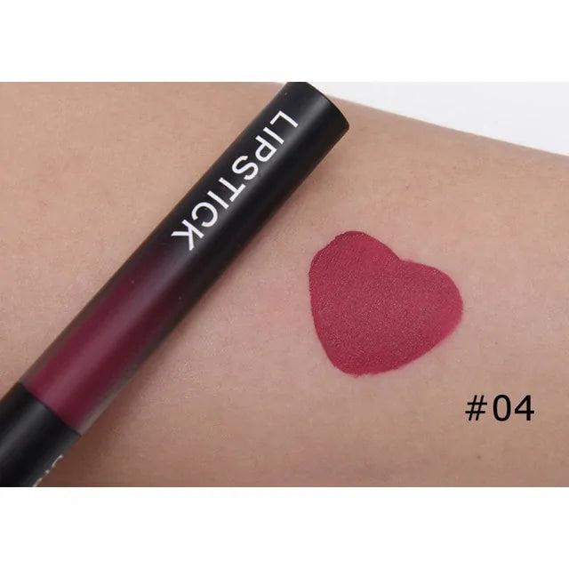 Glamoora - 12 Colors Waterproof Matte Liquid Lipstick