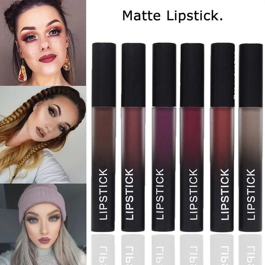 Glamoora - 12 Colors Waterproof Matte Liquid Lipstick