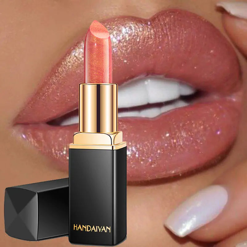 Glamoora - 9 Colors Waterproof Glitter Lipstick
