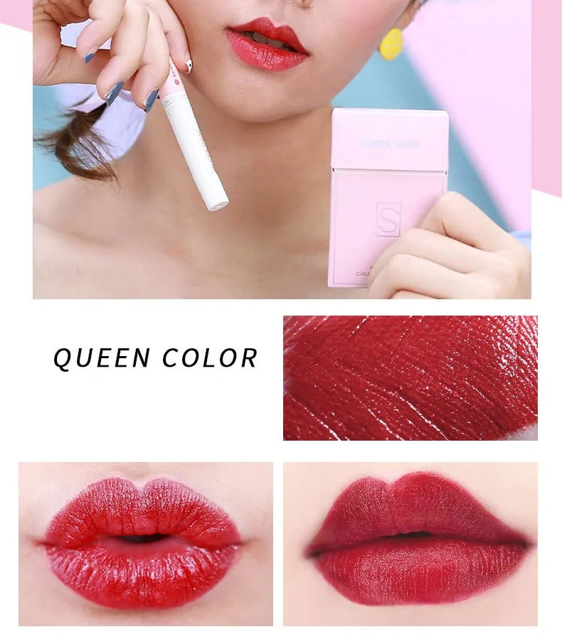 Glamoora - 4 Colors Velvet Matte Cigarette Lipstick