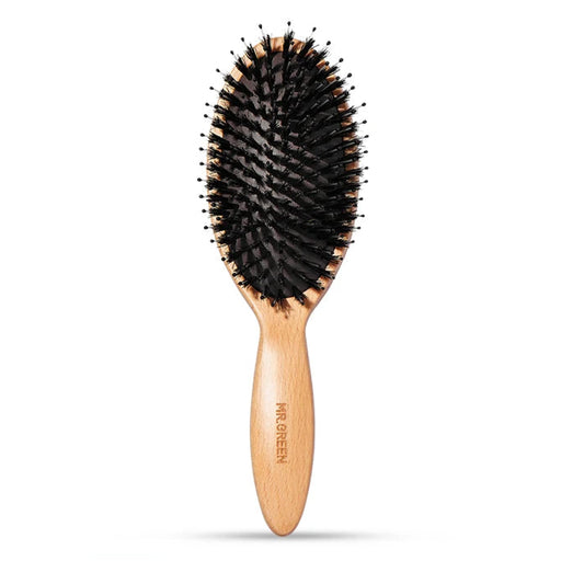 glamoora MR.GREEN Boar Bristle Hair Brush