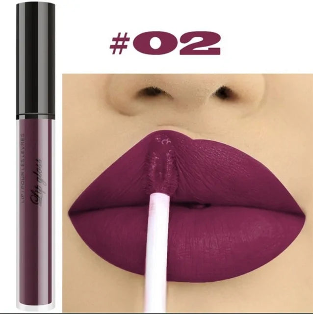 Glamoora - 12 Colors Waterproof Matte Liquid Lipstick