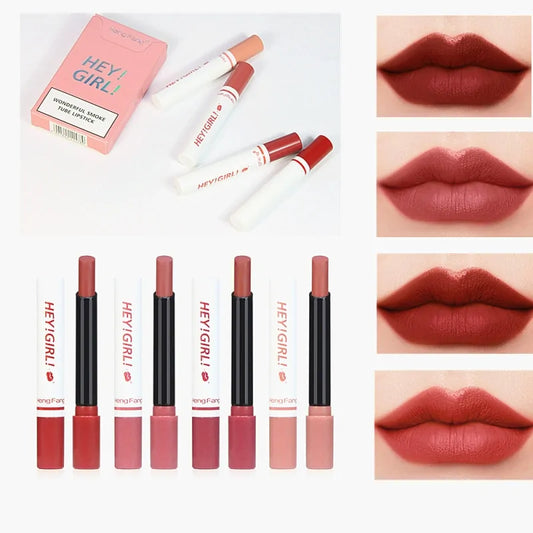Glamoora - 4 Colors Velvet Matte Cigarette Lipstick