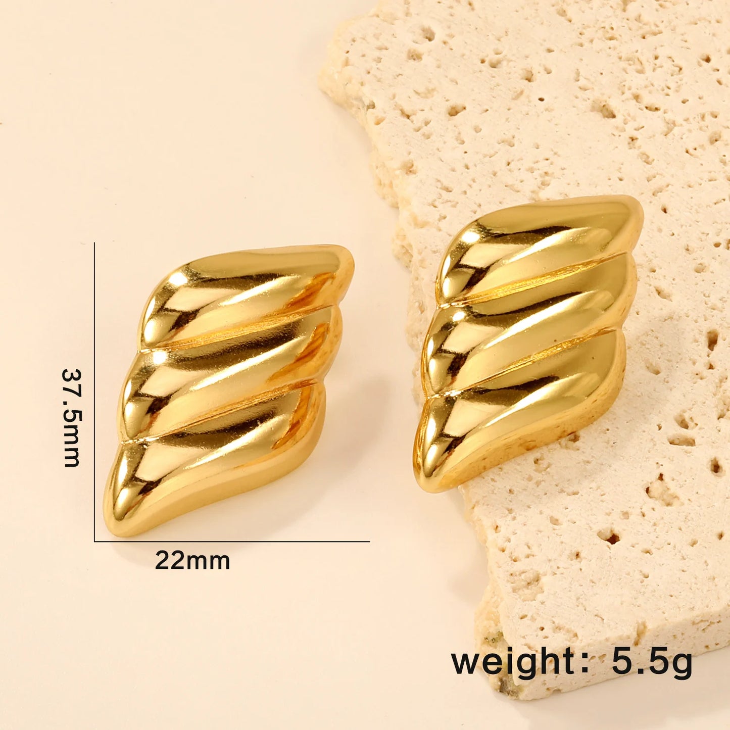 GLAMOORA Pearl Water Drop Earrings