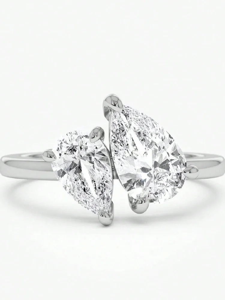 Glamoora Water Drop Ring For Women