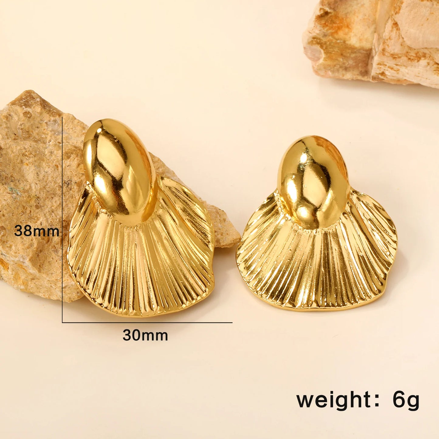 GLAMOORA Pearl Water Drop Earrings
