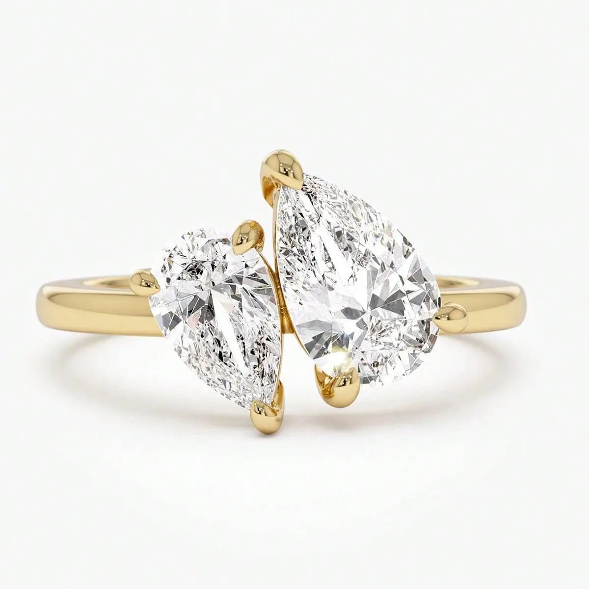 Glamoora Water Drop Ring For Women