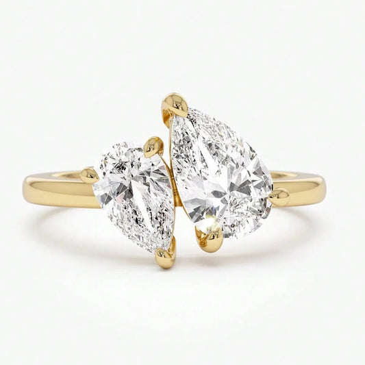 Glamoora Water Drop Ring For Women