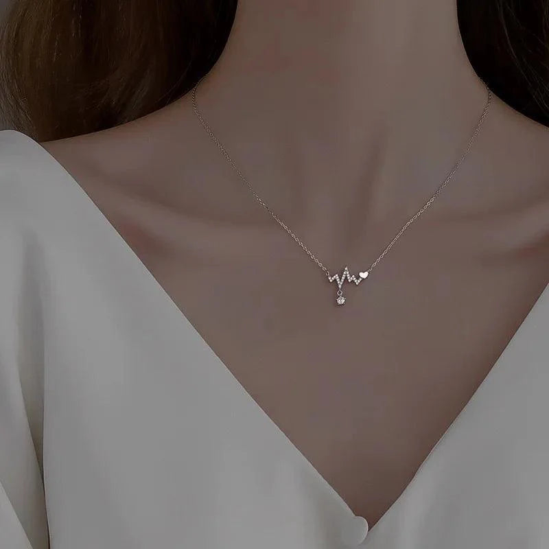 GLAMOORA Cherry Gold Pendant Necklace