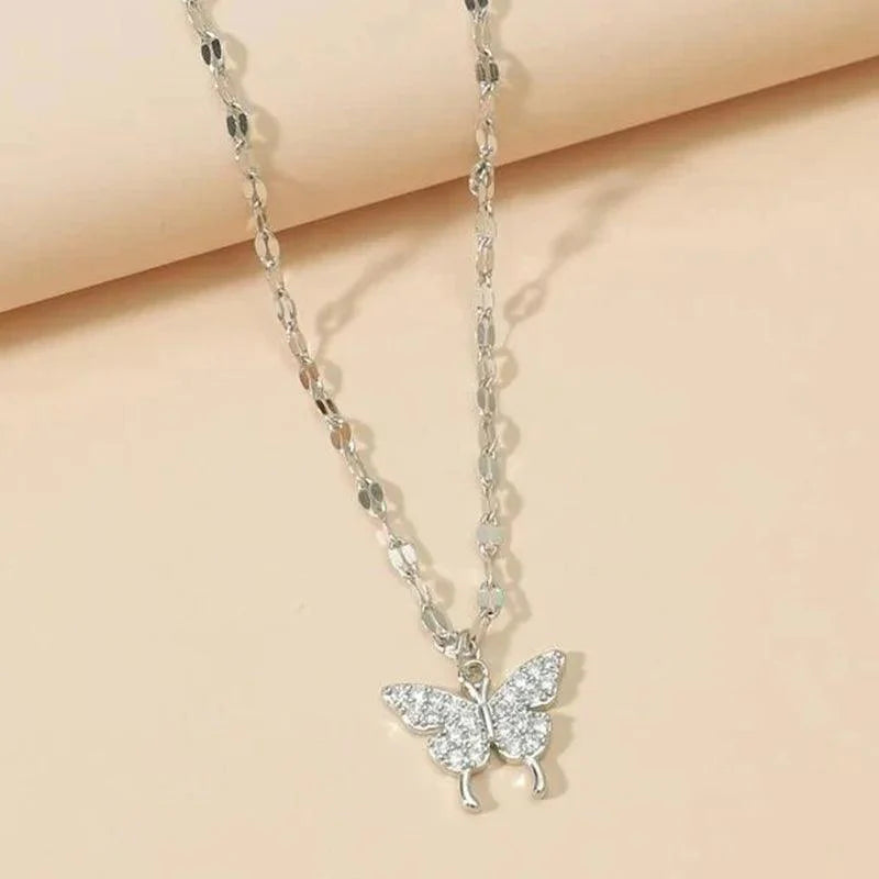 GLAMOORA Cherry Gold Pendant Necklace