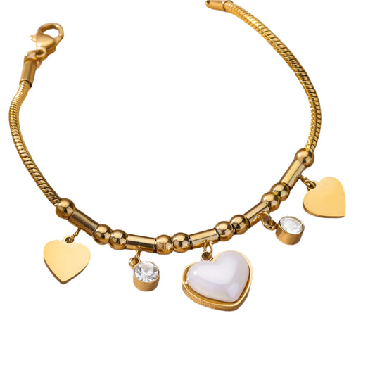 Glamoora Vintage Stainless Steel Bracelet