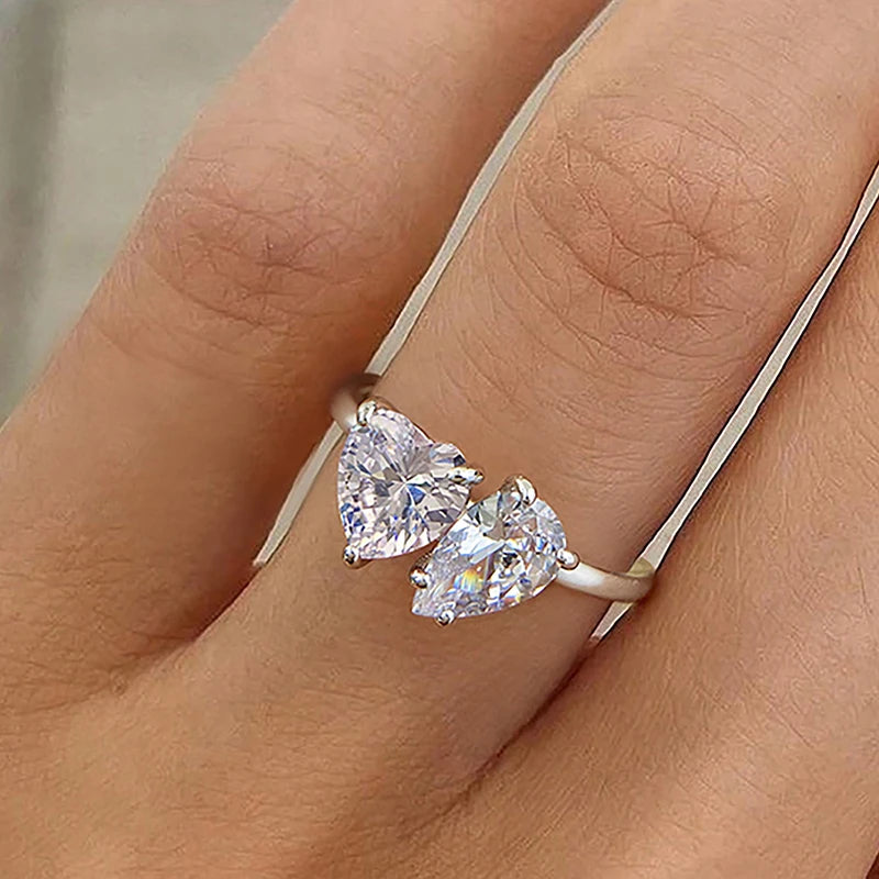 Glamoora Water Drop Ring For Women