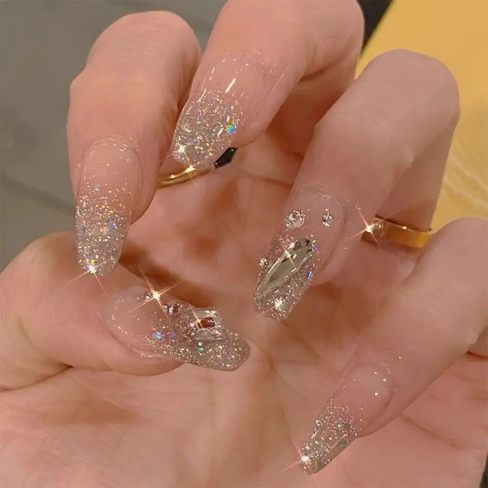 GLAMOORA French Ballerina Press-On Nails