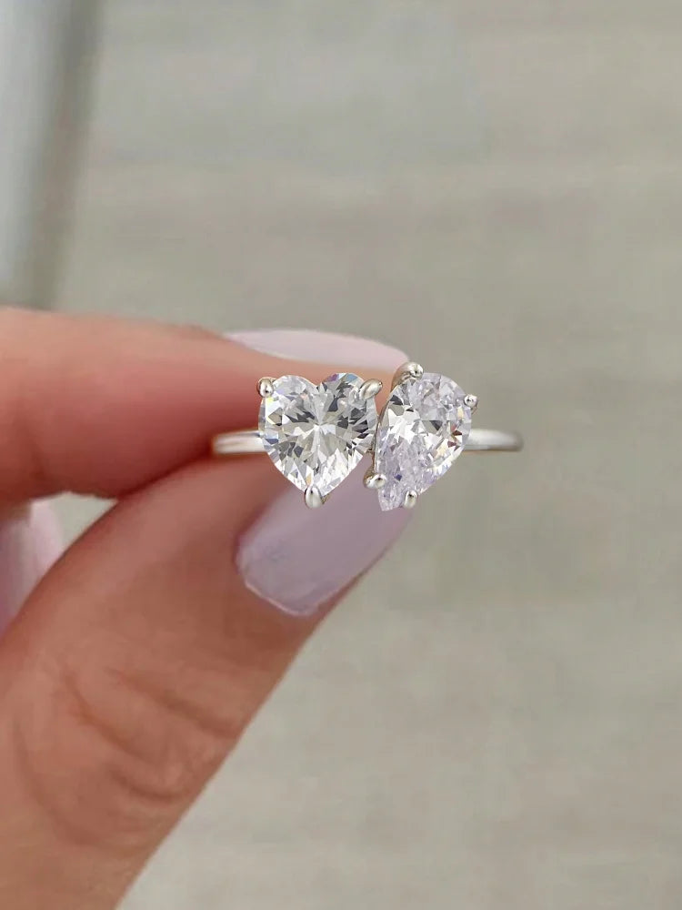 Glamoora Water Drop Ring For Women