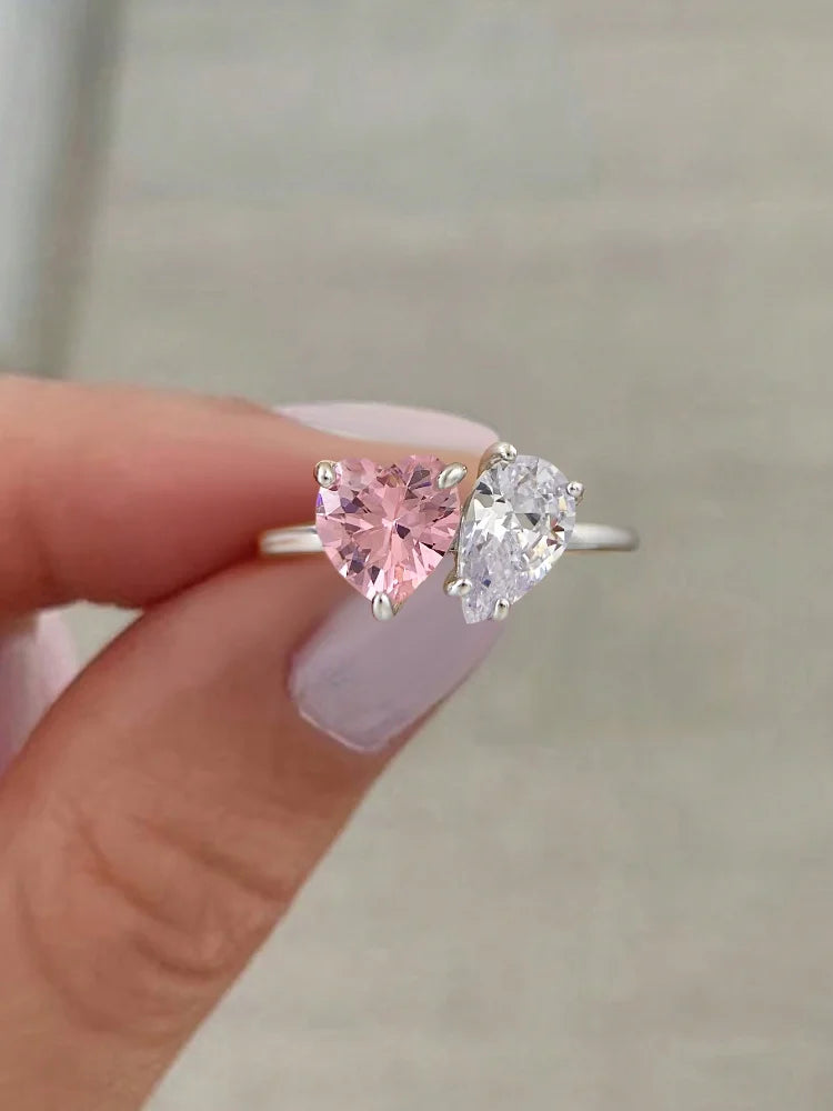 Glamoora Water Drop Ring For Women