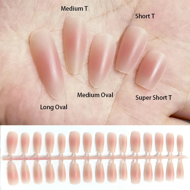 GLAMOORA Matte Press-On Nails