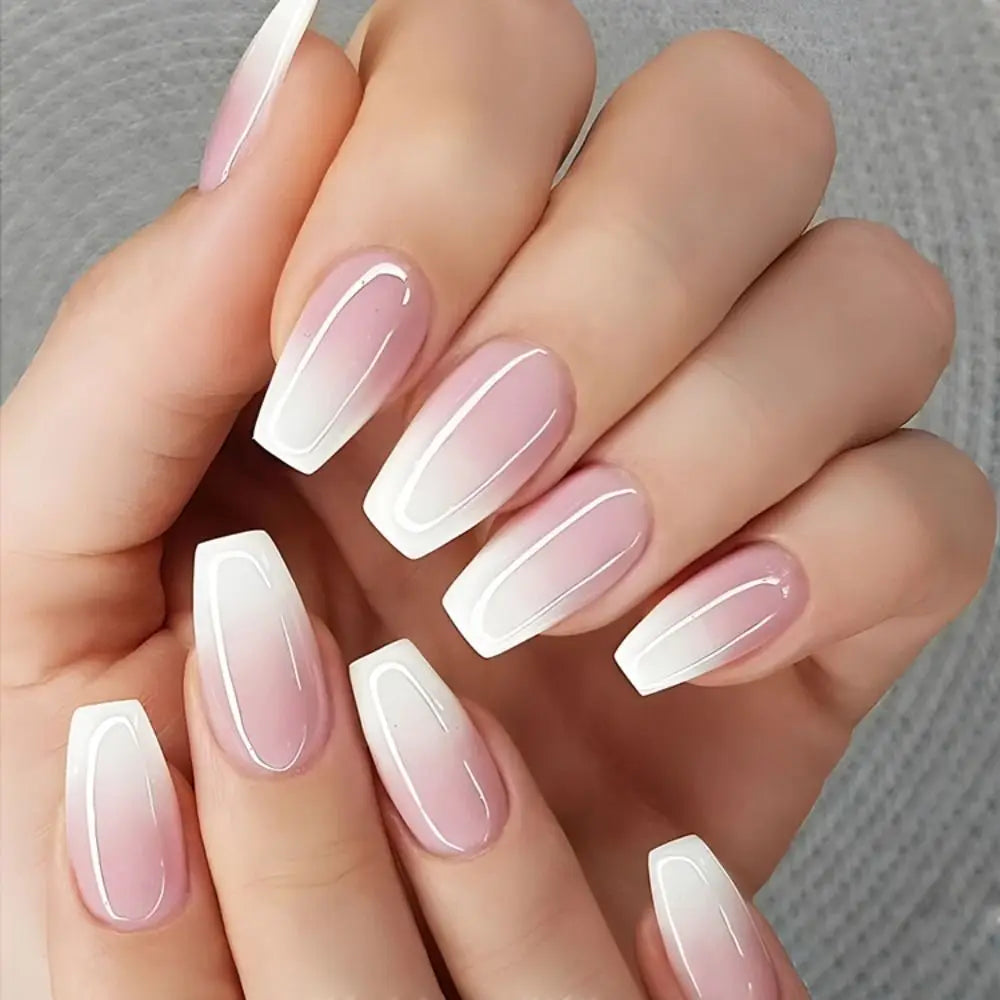 GLAMOORA French Ballerina Press-On Nails
