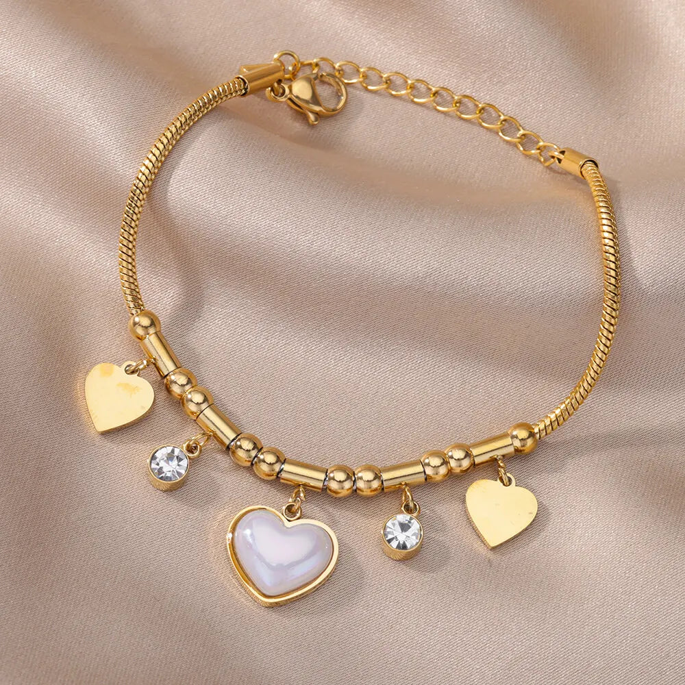 Glamoora Vintage Stainless Steel Bracelet