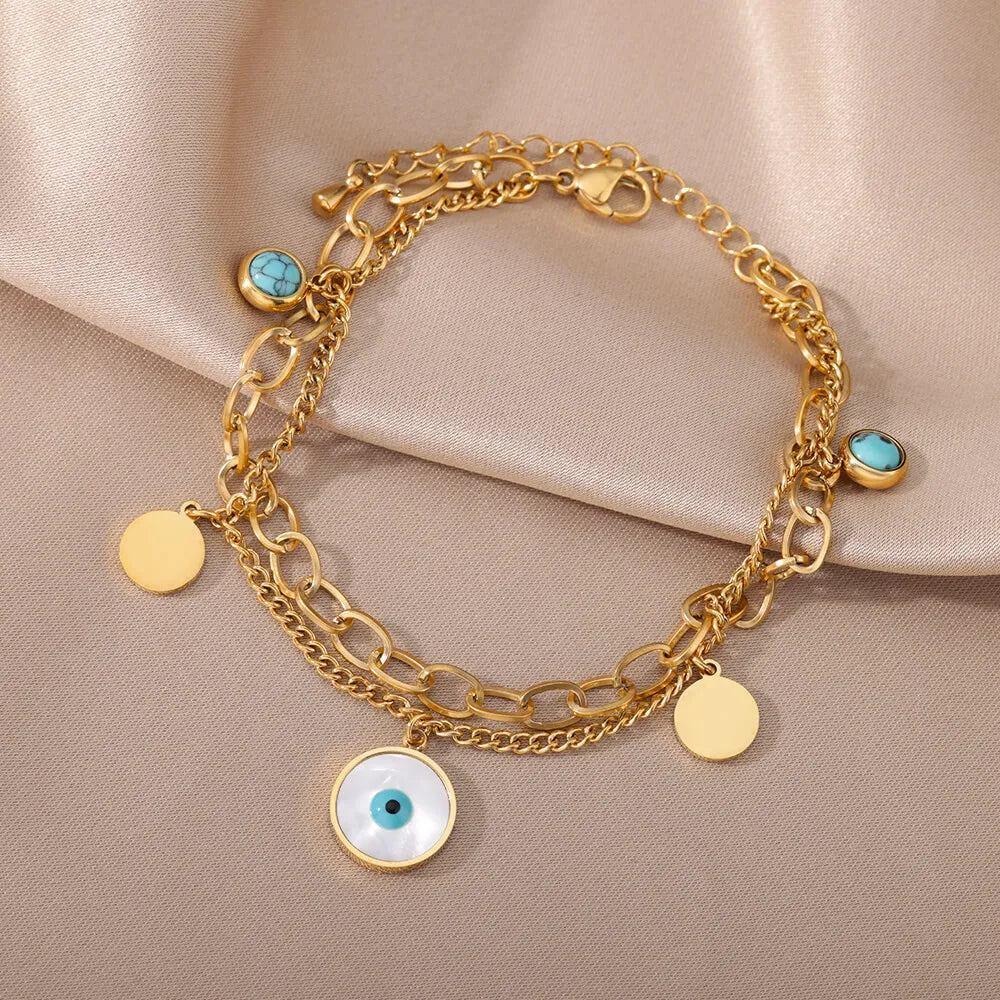 Glamoora Vintage Stainless Steel Bracelet