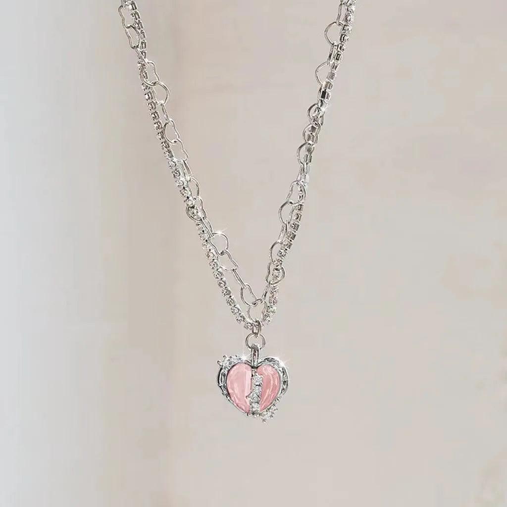 GLAMOORA Cherry Gold Pendant Necklace